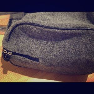 2Vintage Wool w Leather Duffle Bag / Weekender Bags